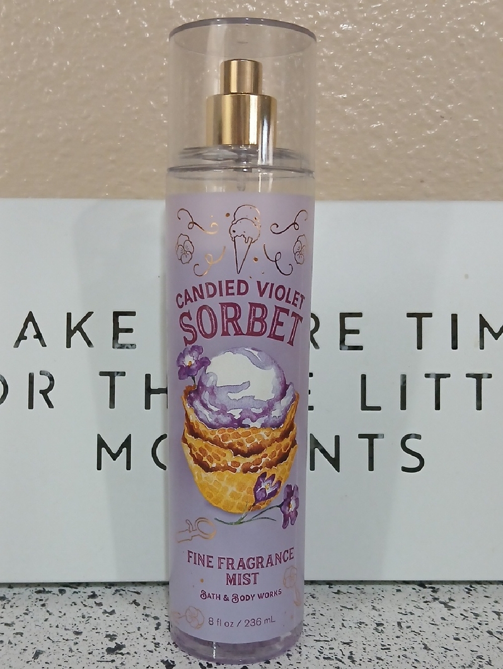 Bath & Body Works Lavender Fine Fragrance Mist with Gold Spray